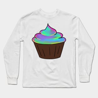 Chocolate  fluorescent cupcake Long Sleeve T-Shirt